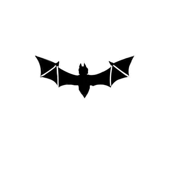 小蝙蝠简笔画 蝙蝠要怎么画 蝙蝠简笔画图解步骤教学