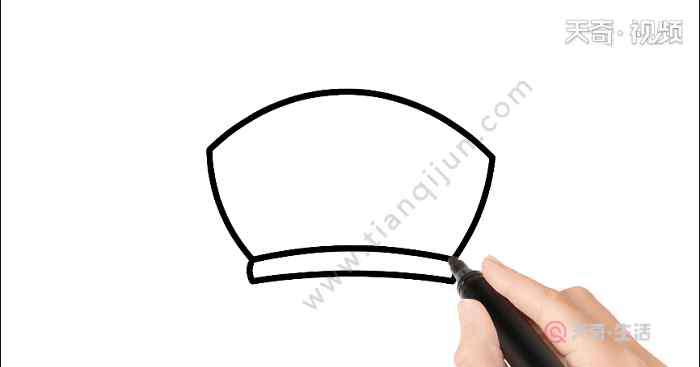 帽子怎么画 护士的帽子怎么画 护士的帽子简笔画