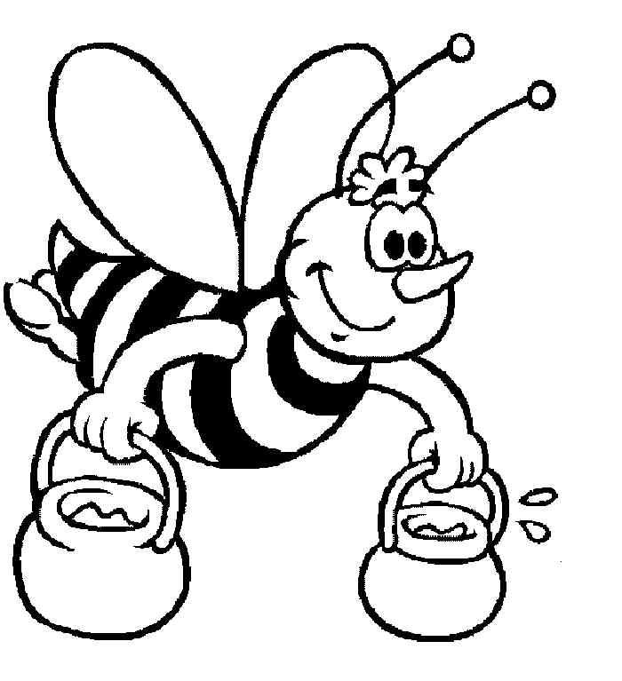 蜜蜂卡通图片 可爱卡通蜜蜂儿童画图片_蜜蜂儿童绘画图集