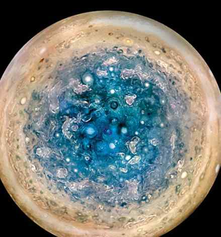 nasa最新新闻 NASA公布木星两极照 NASA最新计划抵达1000亿亿美元的行星