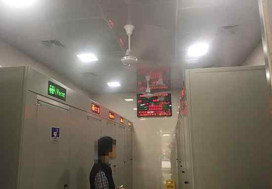 公厕隔板 上海建无性别公厕 厕所隔板高达两米多