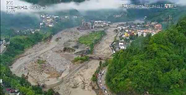 汶川航拍画面 汶川航拍画面令人揪心，汶川暴雨最新消息，汶川灾情严重吗伤亡情况