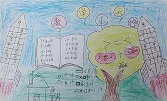 一年级数字手抄报 一年级数学手抄报简单又漂亮