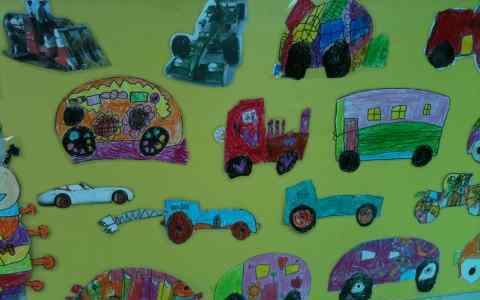画出你的车 幼儿园绘画汽车教案
