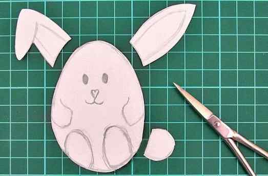 哐哐哐之兔年贺卡 元旦可爱兔子贺卡手工制作