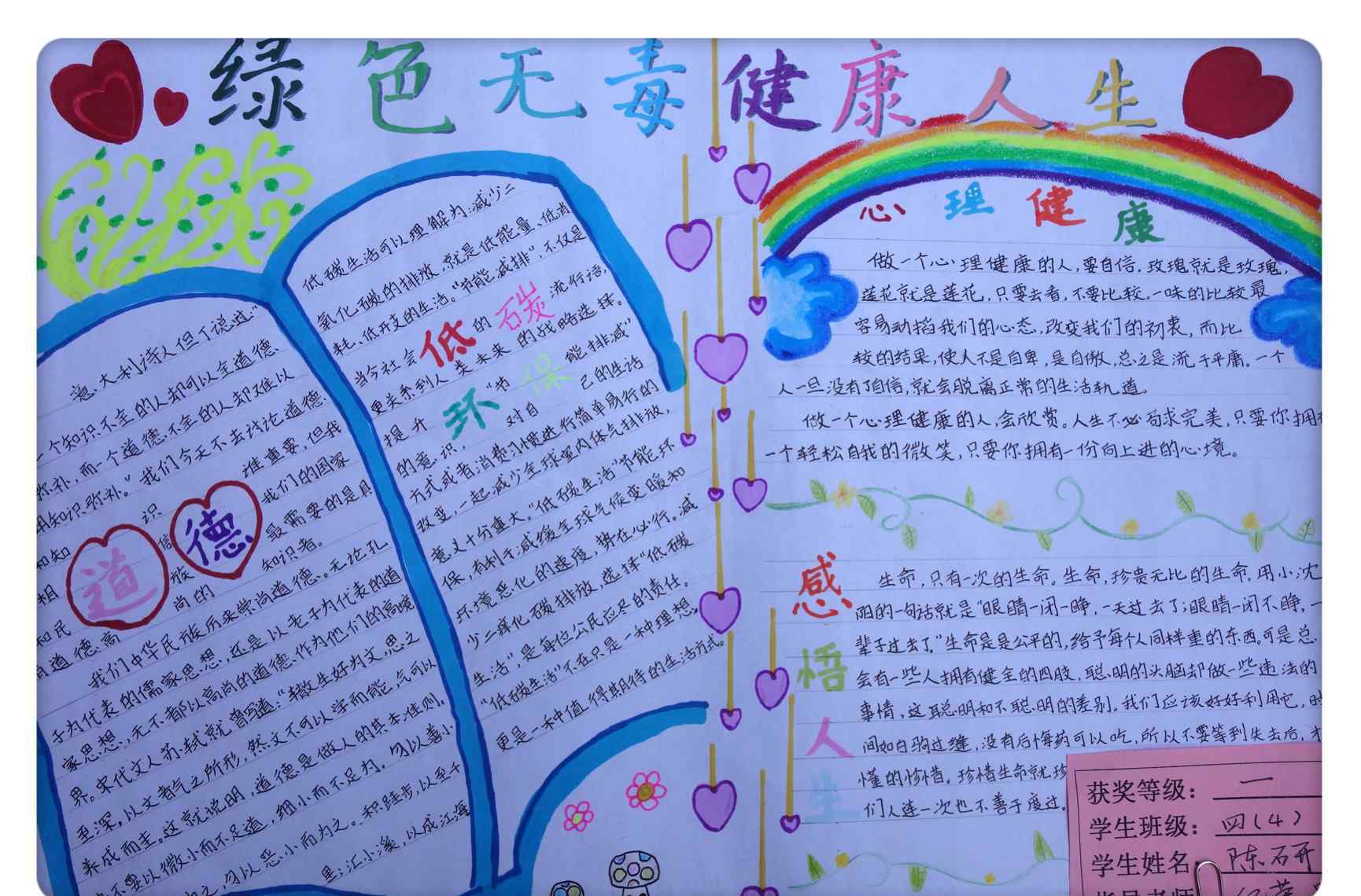 健康人生绿色无毒绘画 尤溪县城关小学举行＂健康人生 绿色无毒＂手抄报、儿童画比赛