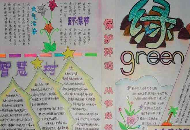 三年级环保手抄报 环保手抄报图片大全