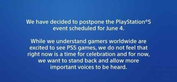 ps5发售时间 索尼宣布PS5游戏网络发布会延期 新日期尚未确定