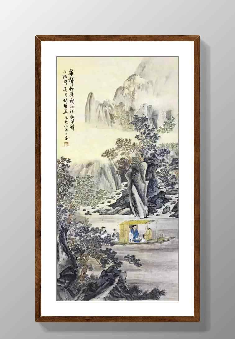 红尘有幸识丹青 “素尺无缘知锦绣，红尘有幸识丹青。”