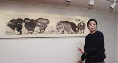 倪萍的画 倪萍将在加拿大办画展 无师自通画价超专业画家