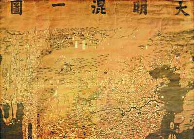 中国周边国家地图 中国古代影响最大的三张“全国地图”