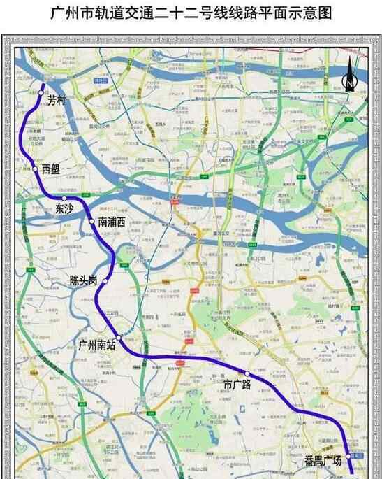 广州地铁规划图 广州地铁22号线拟延至东莞接深圳，最新线路图一览，广州地铁现在情况