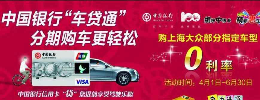 中国银行贷款买车 中行车贷有什么特点?