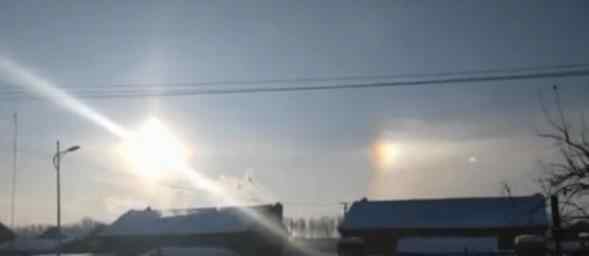 赤峰五个太阳 喂，后裔吗？石家庄上空现2个太阳麻烦来一下！为什么天空中会有两个太阳？