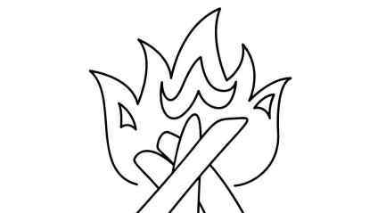 火炉简笔画 qq画图红包火炉如何画 qq画图红包火炉最简单的画法与你分享