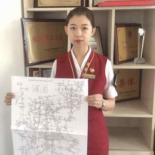 中国铁路图 90分钟默画出全国铁路图，小姐姐怎么做到的？