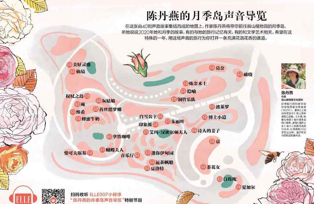 听山的声音有哪些 在辰山植物园，听“文化园长”陈丹燕讲那些月季背后的故事