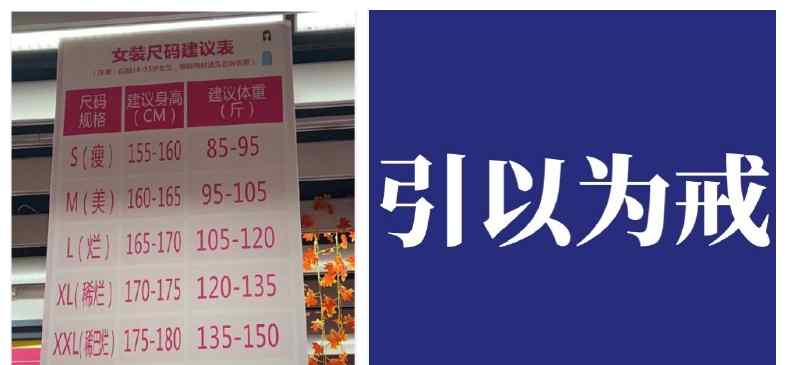 大润发就女装尺码建议表致歉 用了什么不雅词怎么一回事