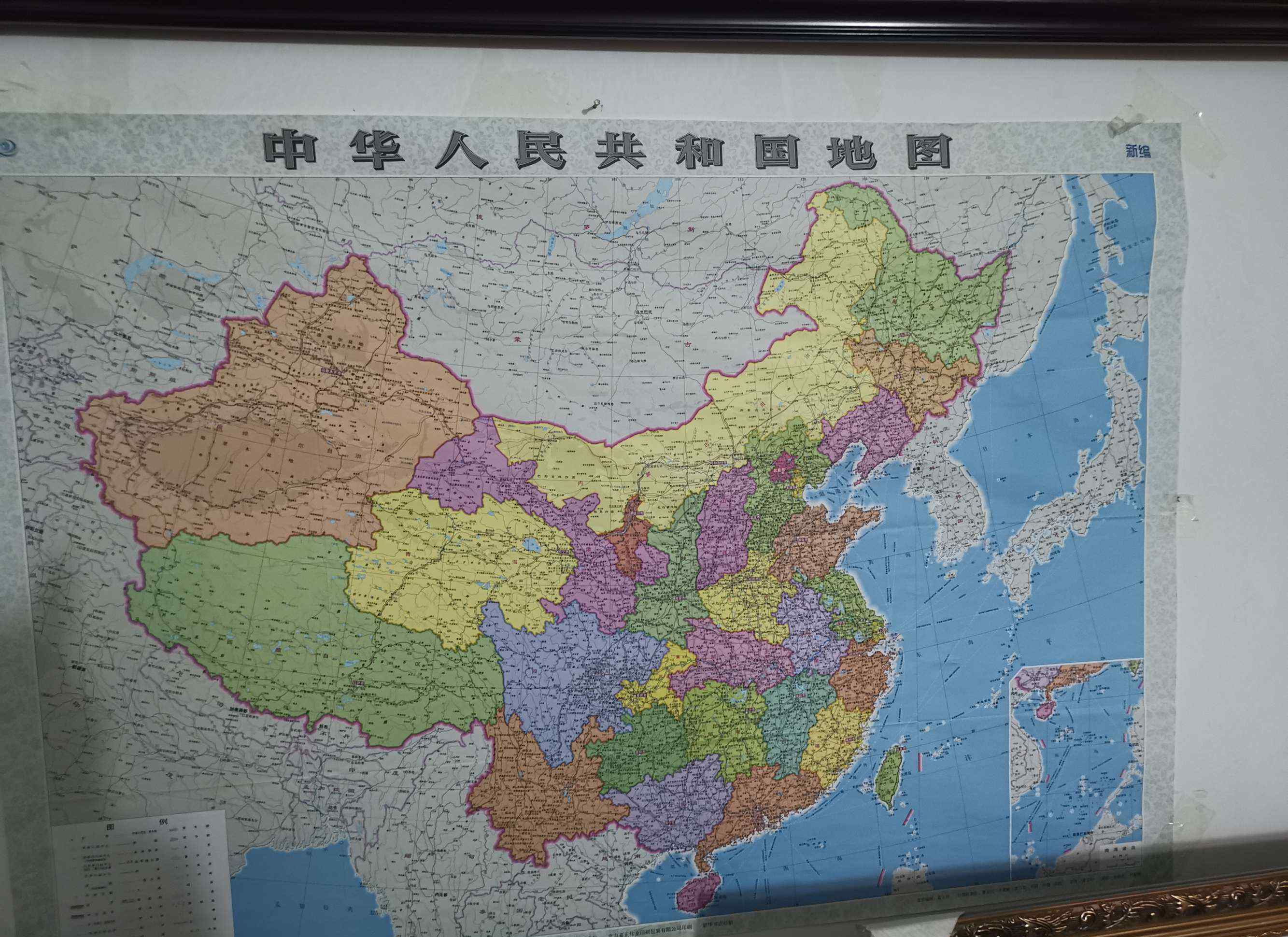 库页岛地图 新华书店出售的中国地图东北角有曾经属于中国的最大岛屿——库页岛