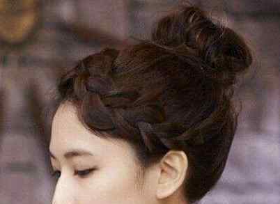 韩式花苞头发型扎法 好看实用的韩式花苞头发型扎法