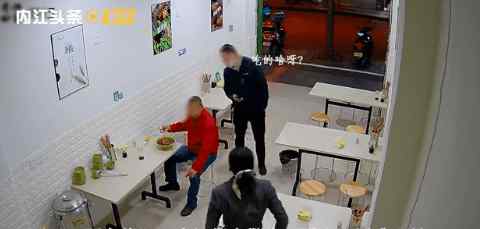 警察下班吃面偶遇逃犯当场铐走 替逃犯买单后一个举动亮了（图）