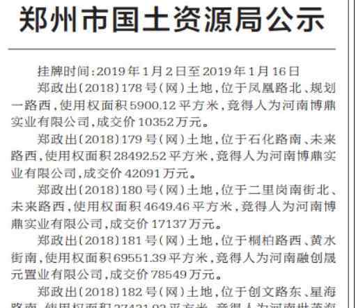 郑州土地拍卖 郑州土地拍卖价格多少钱一亩，郑州土地拍卖最新成交