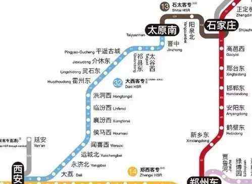 最新中国高铁线路图（高清版）
