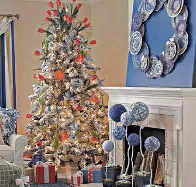 圣诞节布置 圣诞节客厅布置攻略 26款绝美节日样板房欣赏