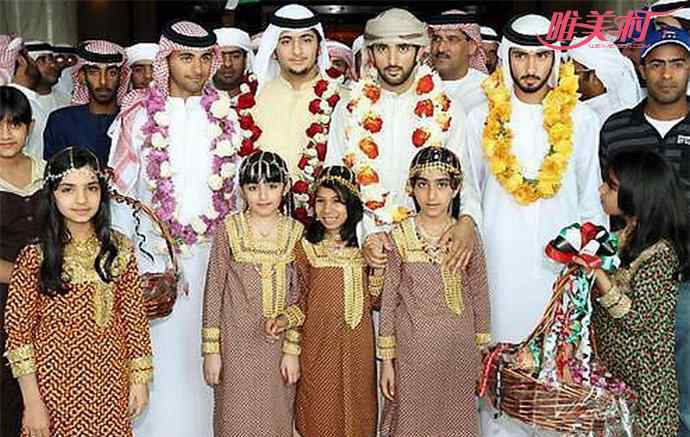 迪拜王子公主 迪拜流行近亲结婚 王子公主们都非常的漂亮聪明