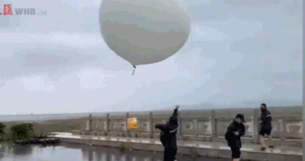 台风天放气球 台风天放气球是个什么操作?终于真相了,原来是为了检测这件事