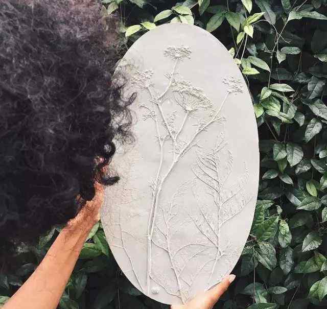化石工艺品 【艺术品】Ronni Nicole的植物“化石”艺术