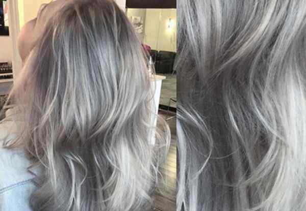 亚麻灰发色 女生亚麻灰色头发图片 要的就是低调与个性