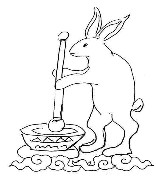 玉兔捣药的故事 [济南故事] 白兔捣药中国最早商标济南造