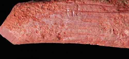赭石色 考古学家湖边发现赭石色卵石 古代欧洲人使用“蜡笔”来创作艺术品