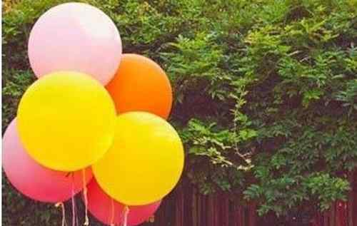 橘色气球 结婚气球怎么摆  结婚去哪买气球