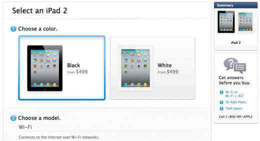 苹果在线商店更新 苹果更新在线商店 推出新的iPad购物向导
