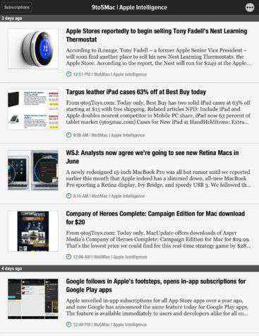 谷歌阅读器 Newsify：谷歌阅读器新闻应用
