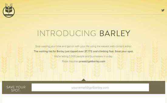 barley Barley：网站便捷制作工具