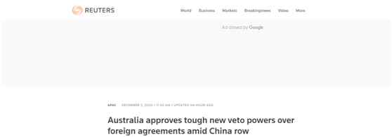 又针对中国?澳议会通过新法案 这对中国有什么影响中国是怎么回应