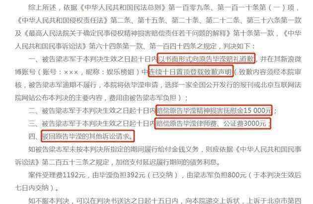 毕滢 毕滢维权获赔2.3万，想自证清白“小三”之名却摘不掉