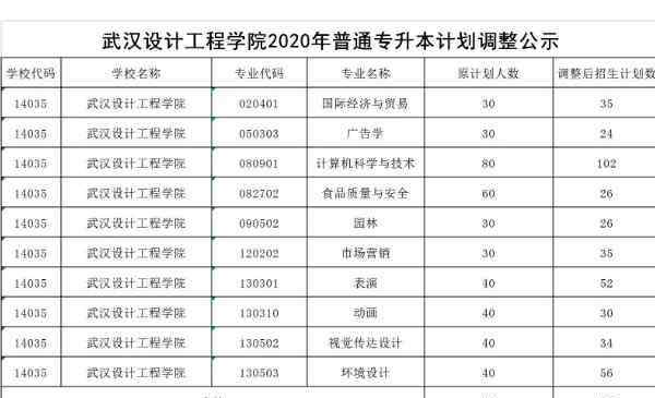 楚天学院 武汉设计工程学院2020年招生简章