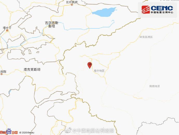 12月6日新疆喀什地区英吉沙县发生3.1级地震 震源深度7千米真相是什么？