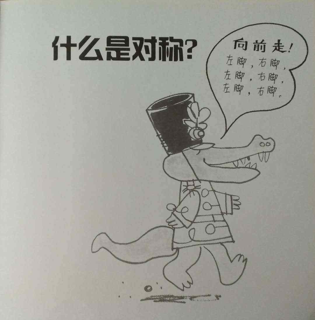 匀称怎么读 三班数学绘本共读之《什么是对称》