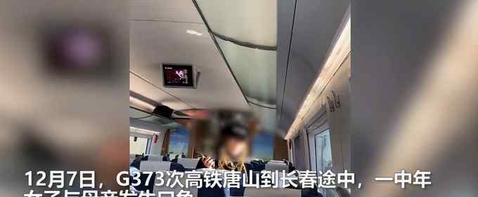 中年女子高铁上辱骂威胁母亲 乘客劝阻遭反怼：你们管她吧！
