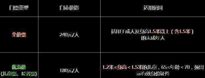 方特欢乐世界门票 2018嘉峪关方特欢乐世界门票价格+优惠政策+年卡