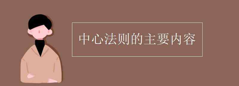 中心法则的内容 中心法则的主要内容