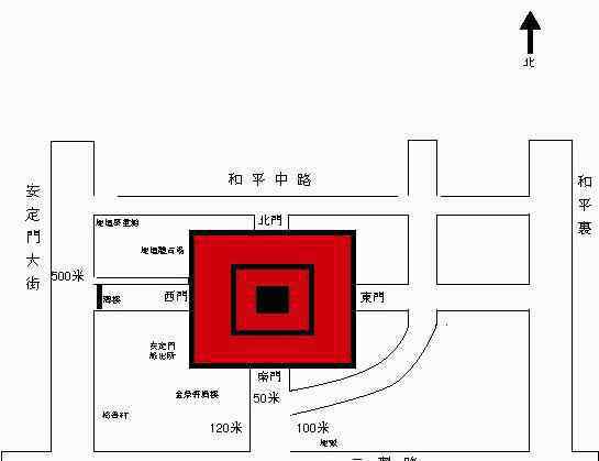 地坛公园地址 地坛公园导览图 北京地坛公园地图