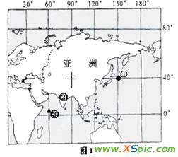 亚洲是三个文明古国的发祥地 七年级地理下册试题有图的