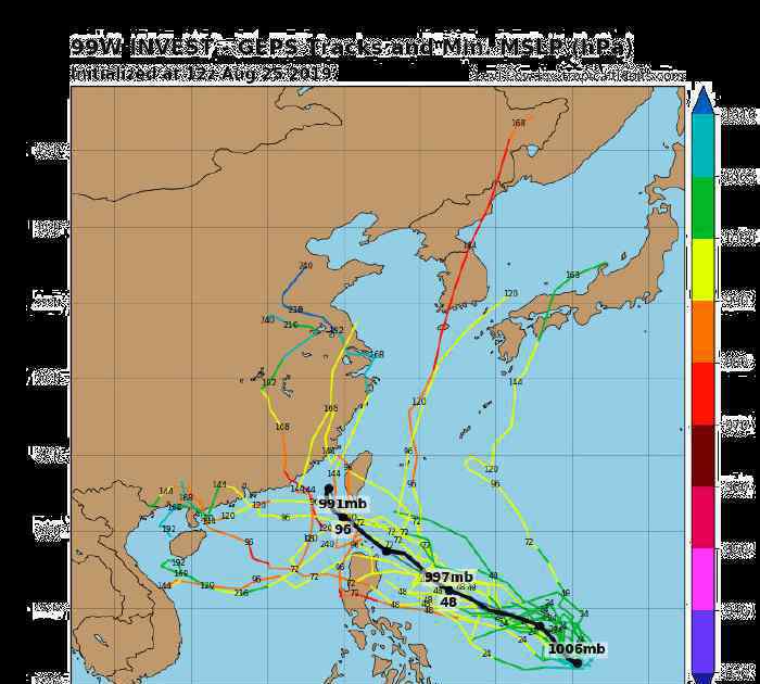 台风杨柳 台风杨柳2019会登陆中国吗 12号台风最新路径