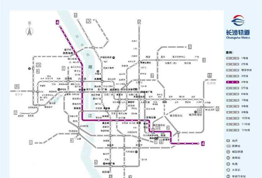 长沙地铁4号线 长沙地铁4号线什么时候开通 2019长沙地铁4号线站点+沿途景点
